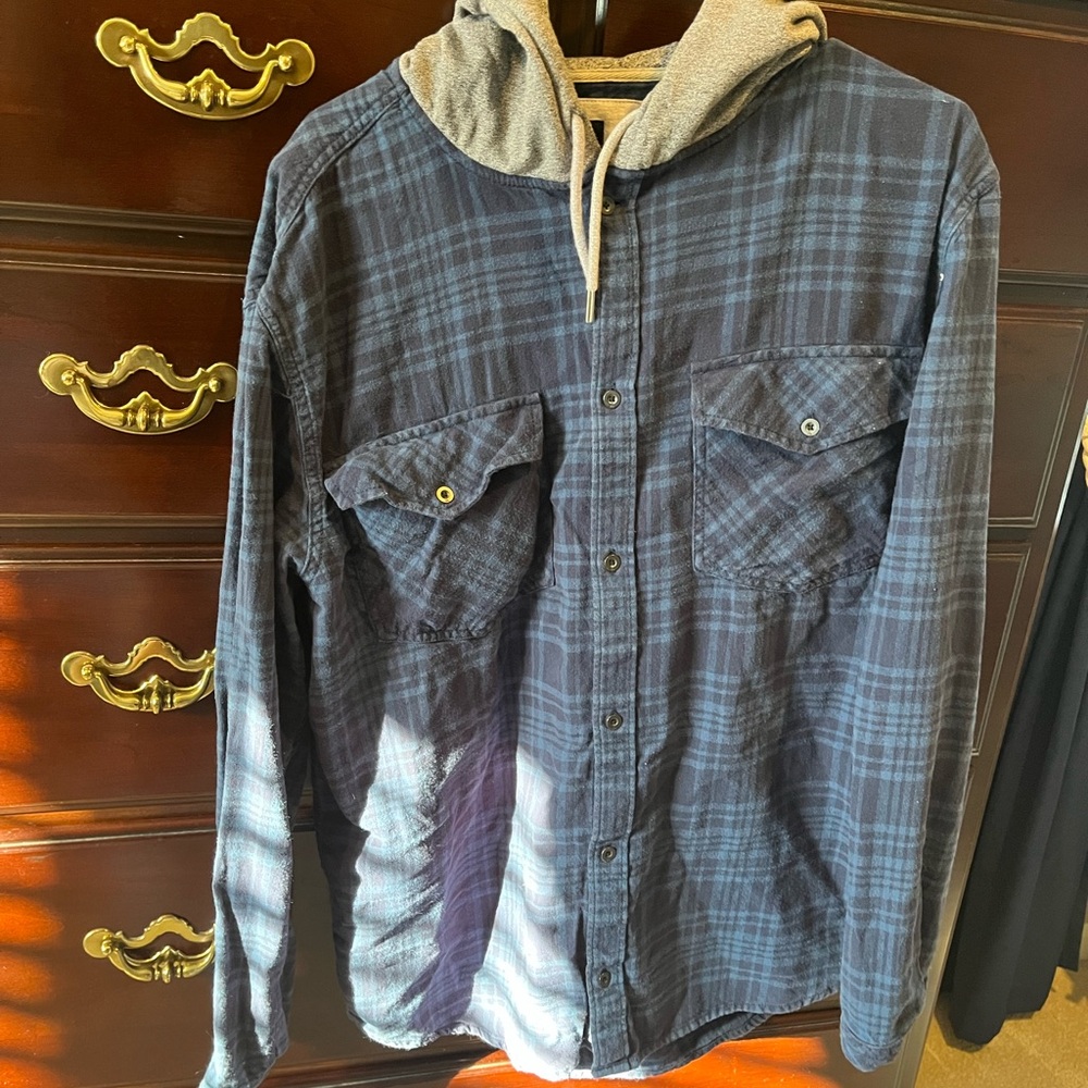 Men’s Quicksilver Flannel Hoodie